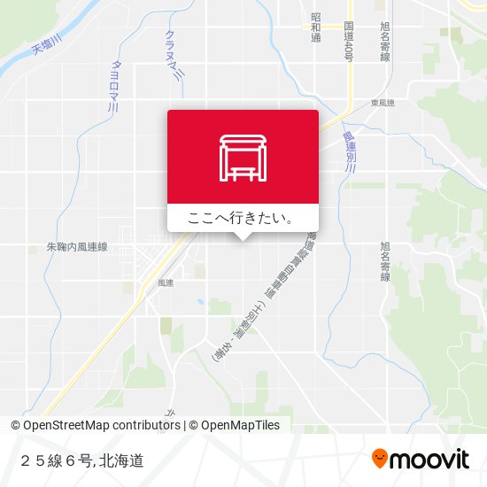 ２５線６号地図