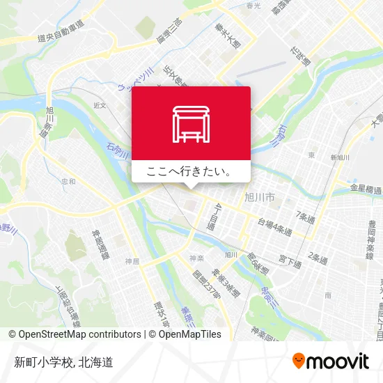 新町小学校地図