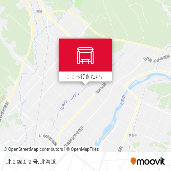 北２線１２号地図