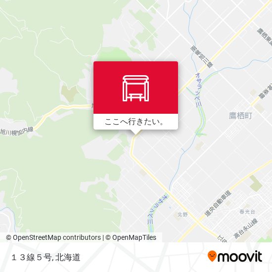 １３線５号地図
