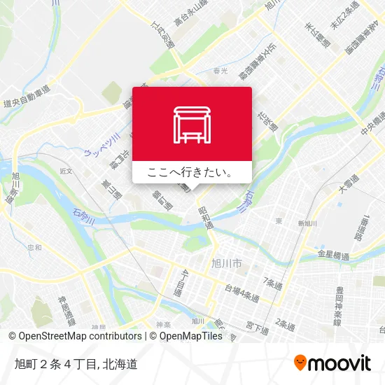 旭町２条４丁目地図