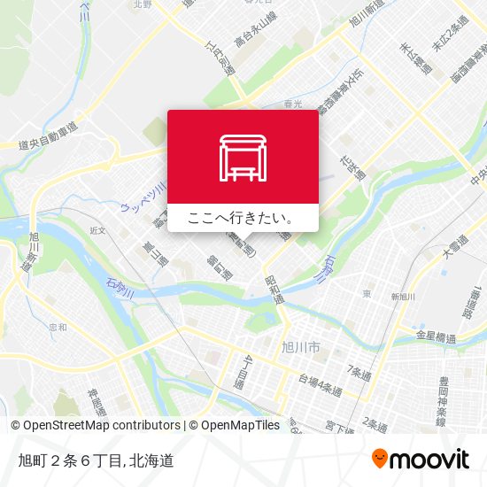 旭町２条６丁目地図