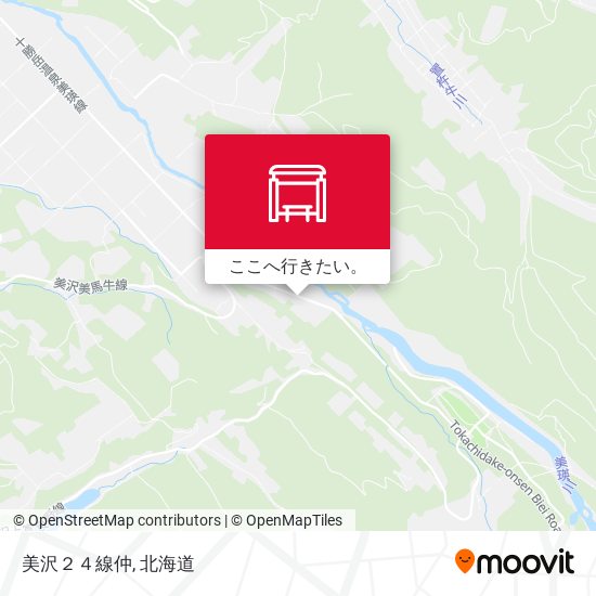 美沢２４線仲地図