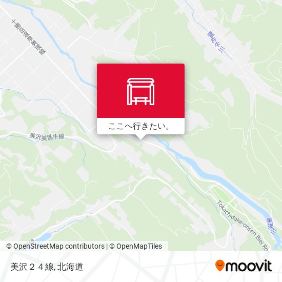 美沢２４線地図