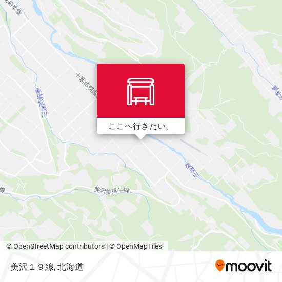 美沢１９線地図