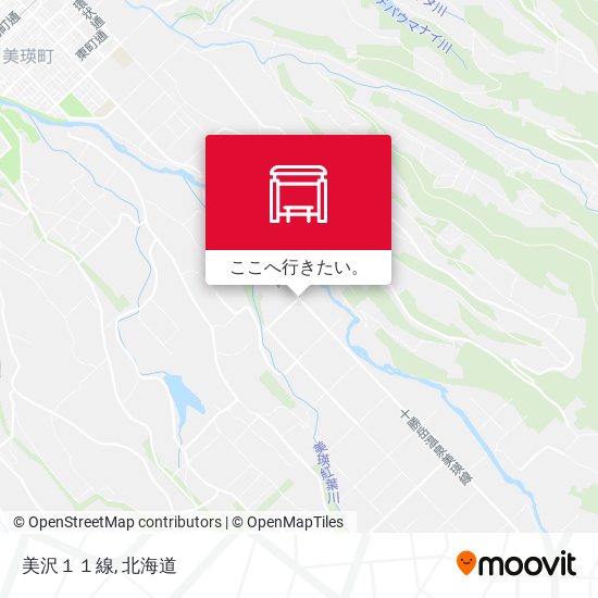 美沢１１線地図