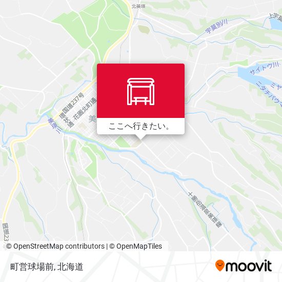町営球場前地図