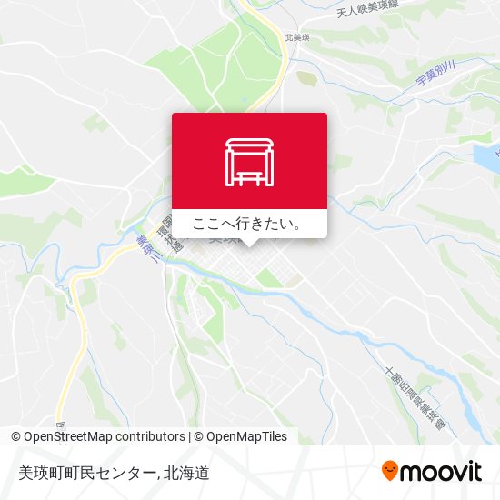 美瑛町町民センター地図