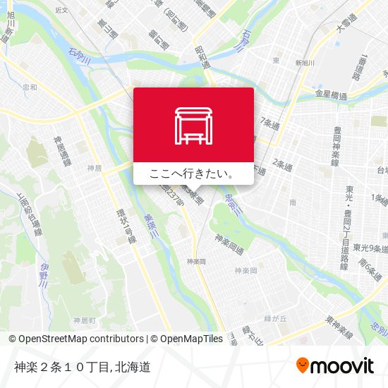 神楽２条１０丁目地図