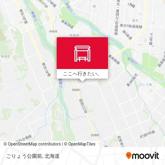 ごりょう公園前地図