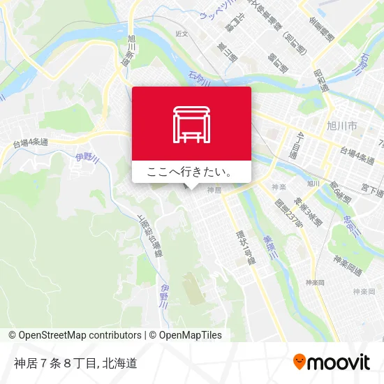 神居７条８丁目地図