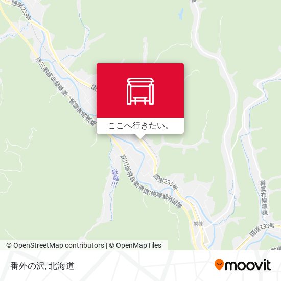 番外の沢地図