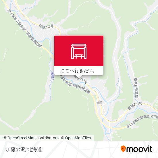 加藤の沢地図