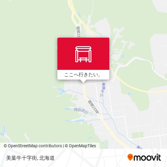 美葉牛十字街地図