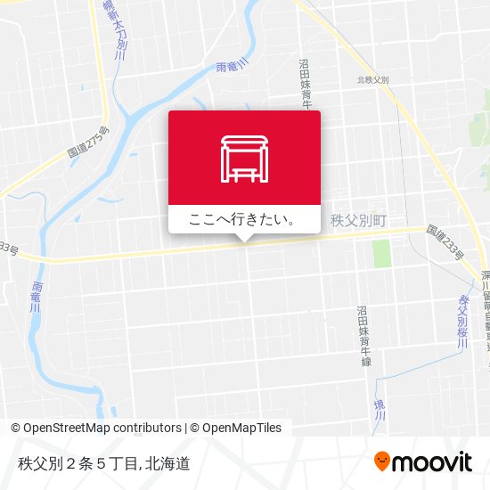 秩父別２条５丁目地図