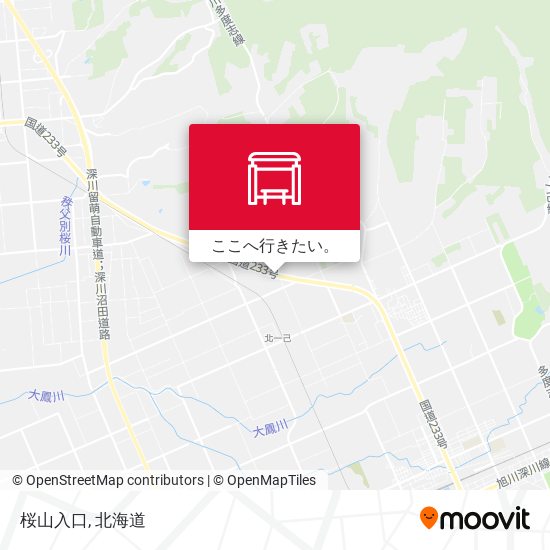 桜山入口地図
