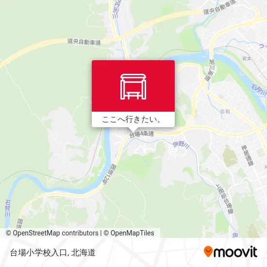 台場小学校入口地図