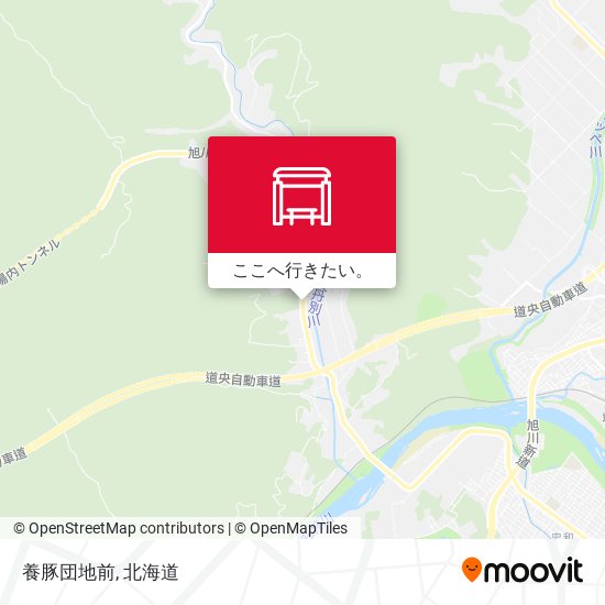 養豚団地前地図