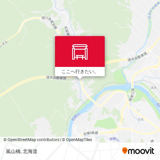 嵐山橋地図