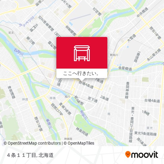 ４条１１丁目地図