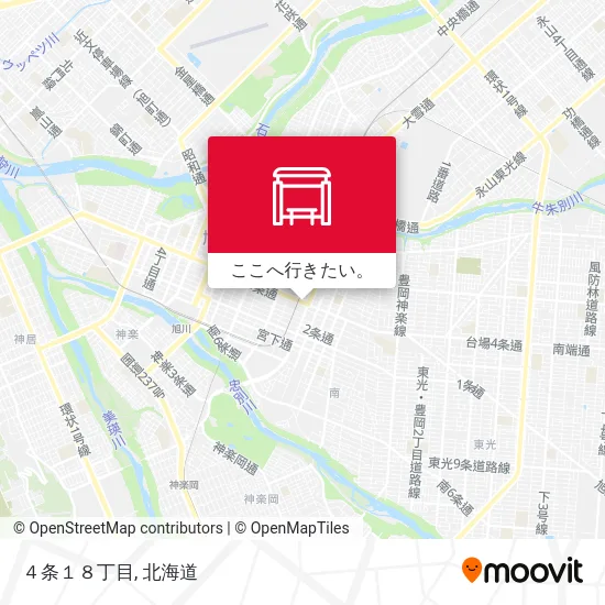 ４条１８丁目地図