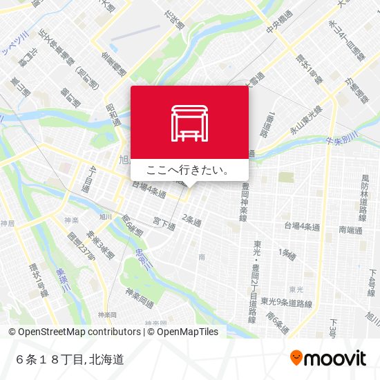 ６条１８丁目地図