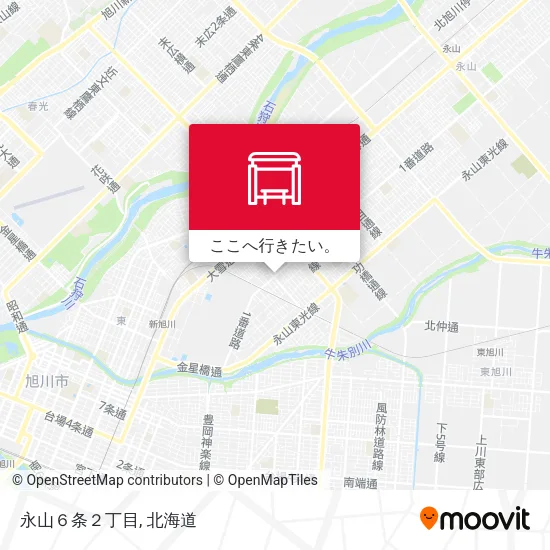 永山６条２丁目地図