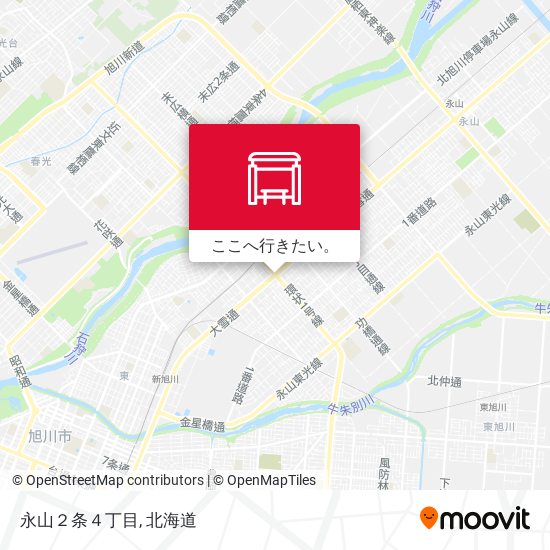 永山２条４丁目地図