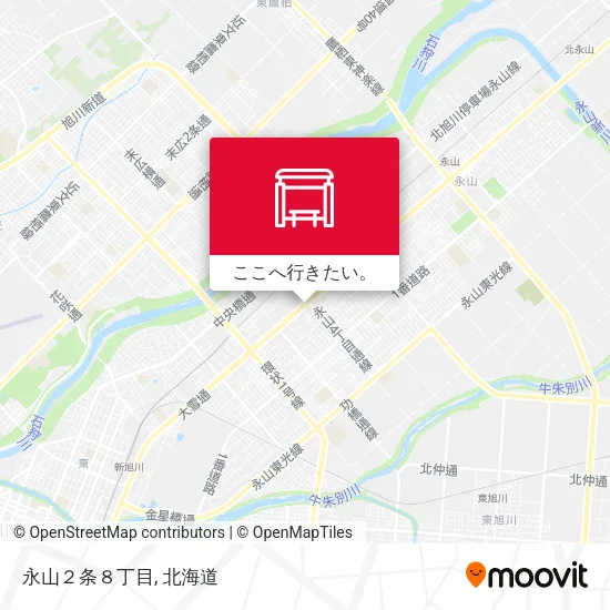 永山２条８丁目地図