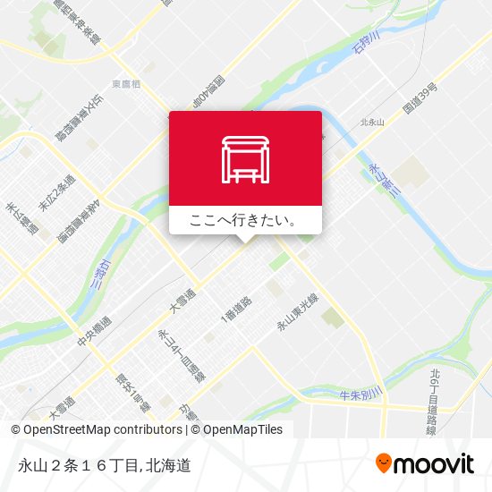 永山２条１６丁目地図