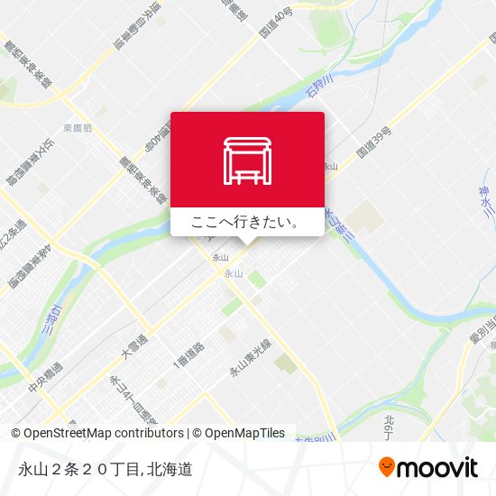永山２条２０丁目地図