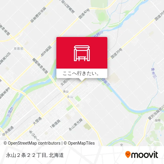 永山２条２２丁目地図