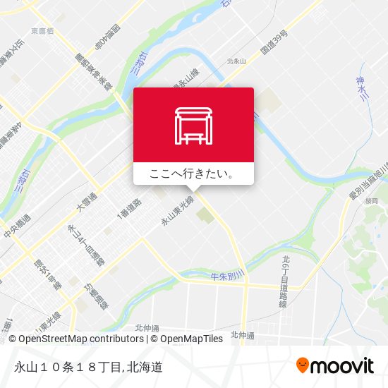 永山１０条１８丁目地図