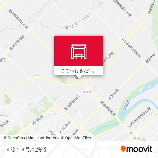 ４線１３号地図