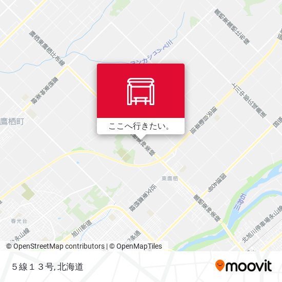 ５線１３号地図