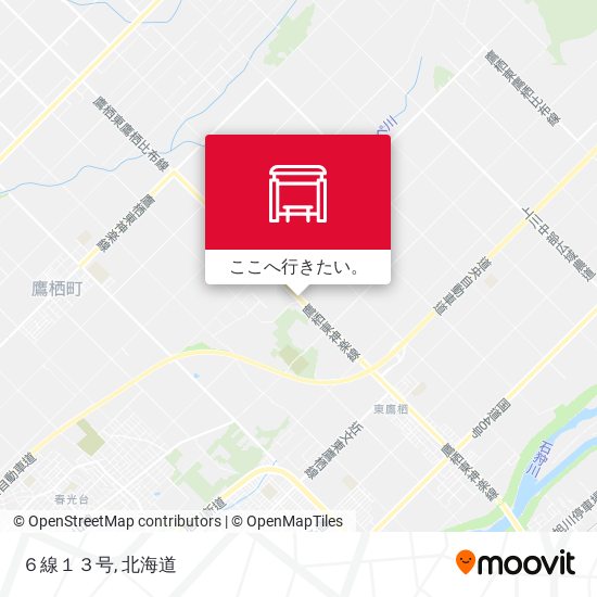 ６線１３号地図