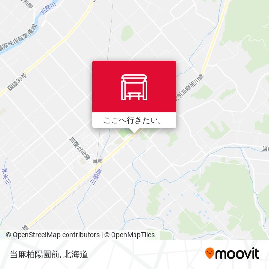 当麻柏陽園前地図