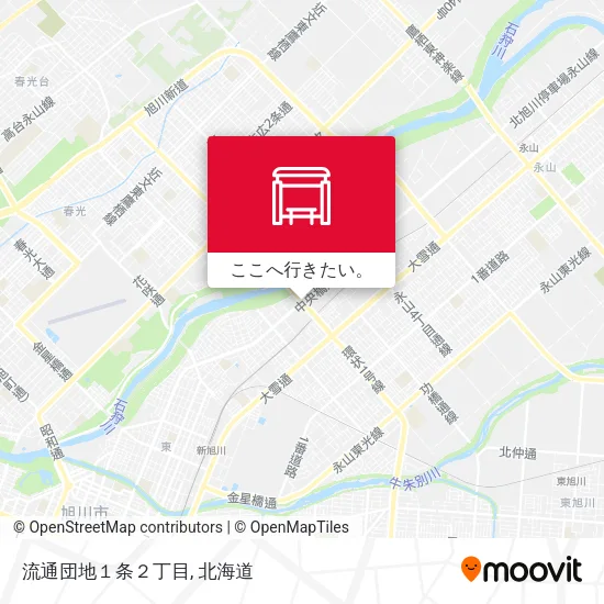 流通団地１条２丁目地図