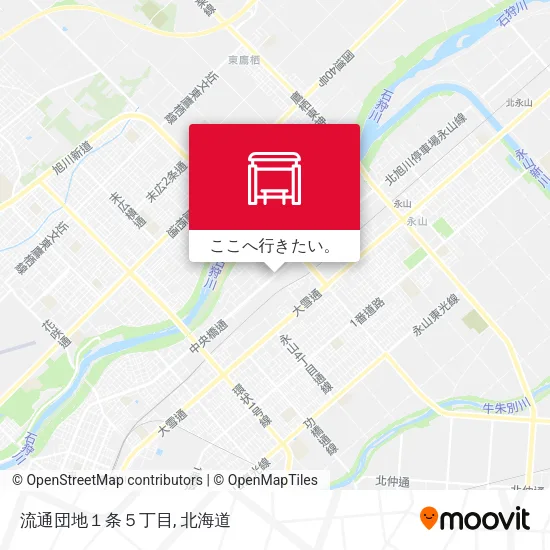 流通団地１条５丁目地図