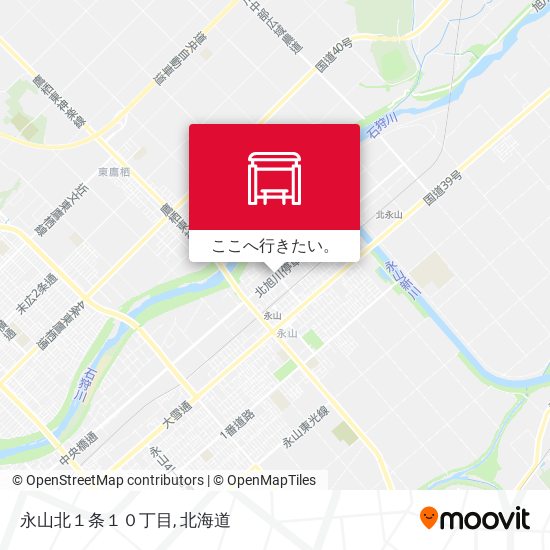 永山北１条１０丁目地図