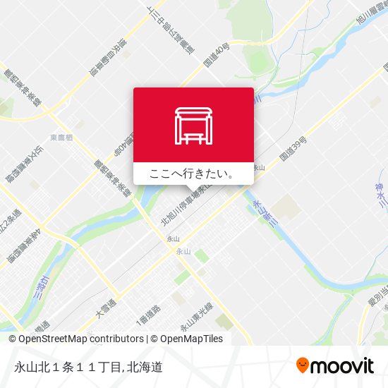 永山北１条１１丁目地図