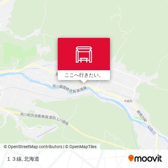 １３線地図
