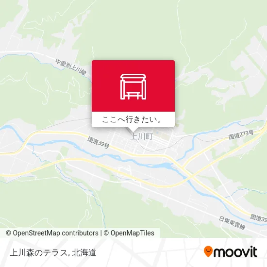 上川森のテラス地図