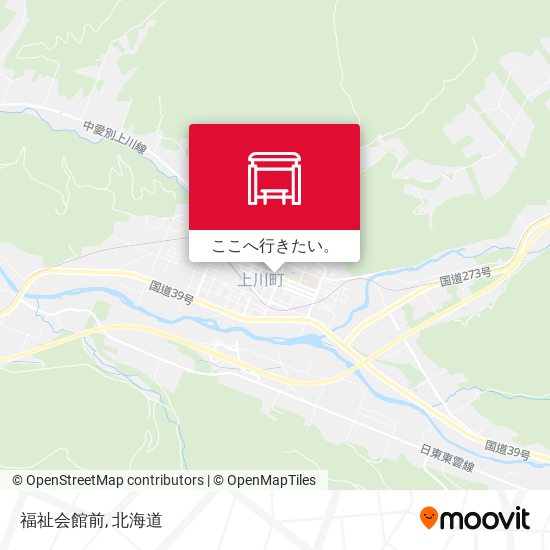 福祉会館前地図