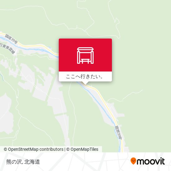 熊の沢地図