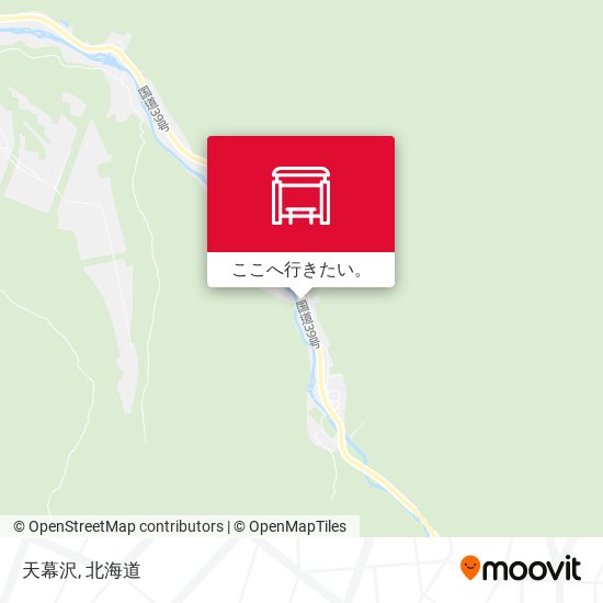 天幕沢地図