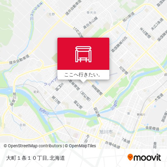 大町１条１０丁目地図