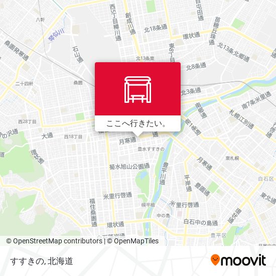 すすきの地図