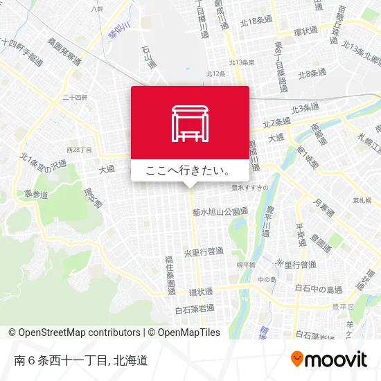 南６条西十一丁目地図