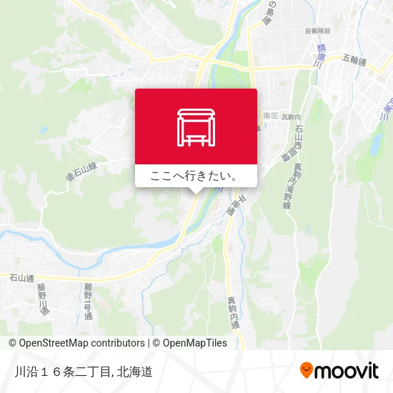 川沿１６条二丁目地図